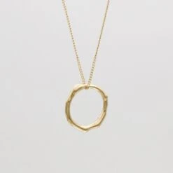 Heidi Ring Necklace -Prya Store HeidiRingNecklace3