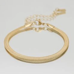 Herringbone Anklet -Prya Store HerringboneAnklet 02 PRYA