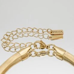 Herringbone Anklet -Prya Store HerringboneAnklet 04 PRYA