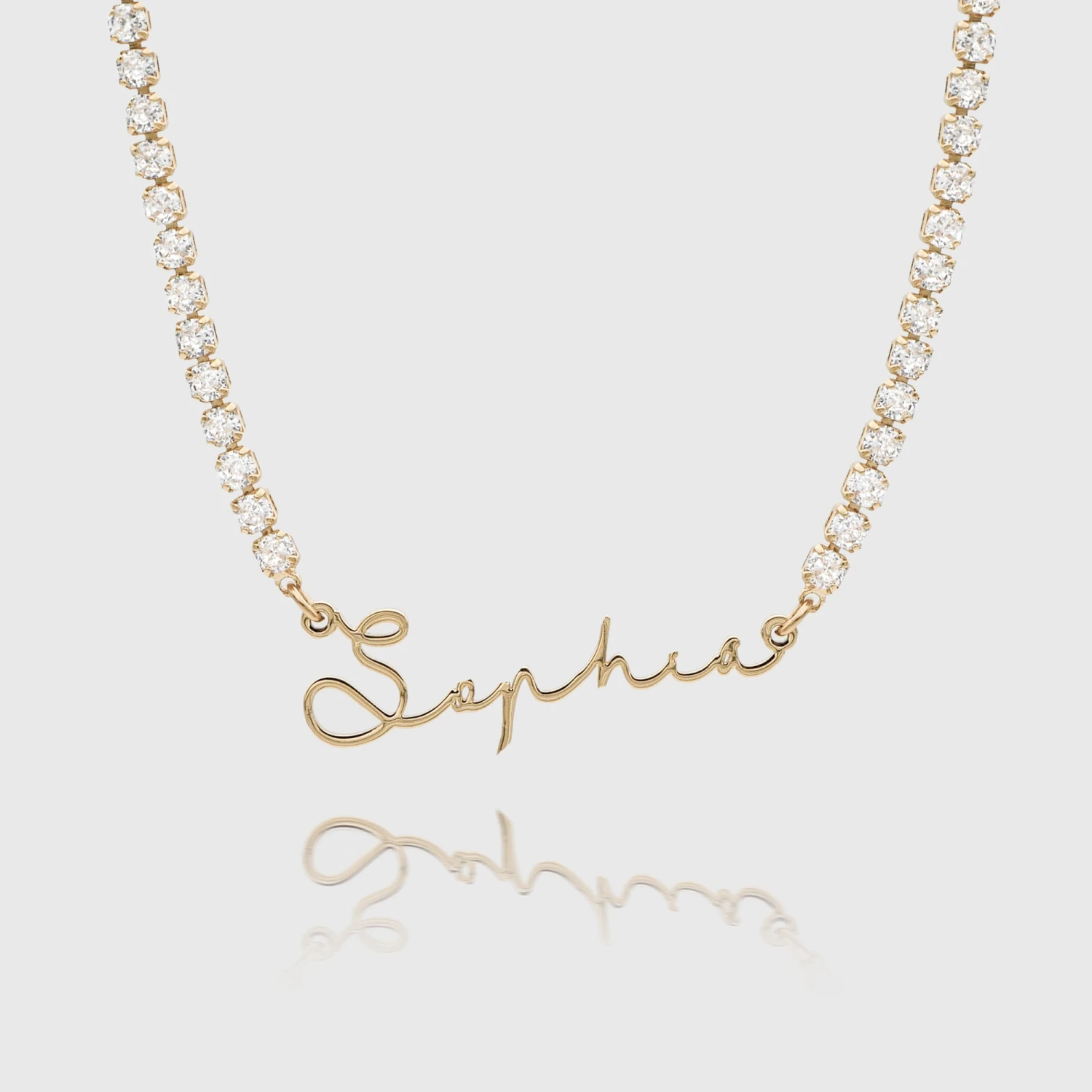 ICY Selina Name Necklace 1 ICY Selina Name Necklace