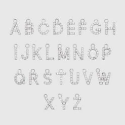 ICY Initial Anklet | Cuban -Prya Store ICYInitialA Z 3