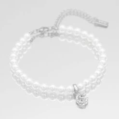 ICY Pearl Initial Bracelet -Prya Store ICYPearlInitialAnklet C 01 PRYA 2