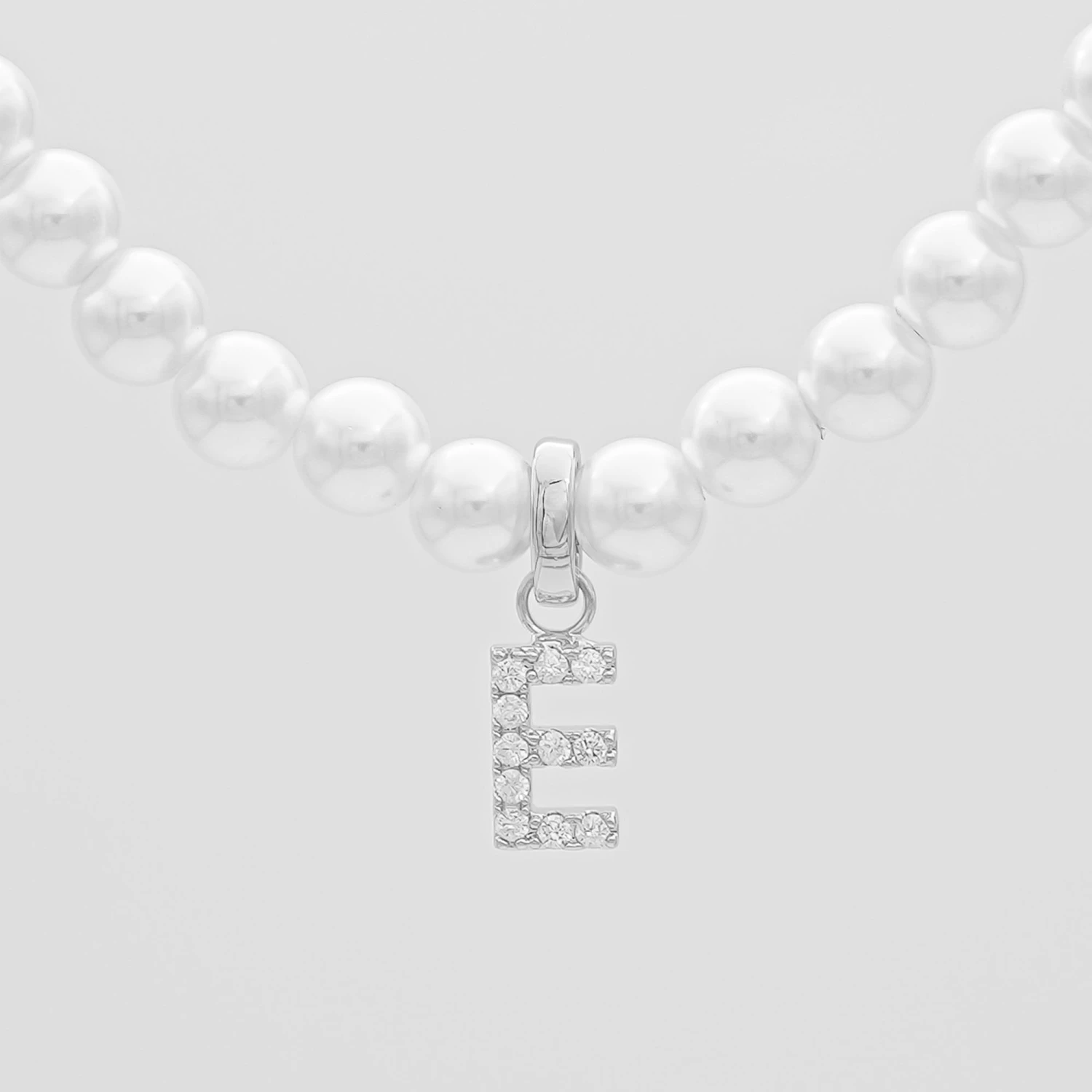 ICY Pearl Initial Necklace 13 ICY Pearl Initial Necklace - Image 13