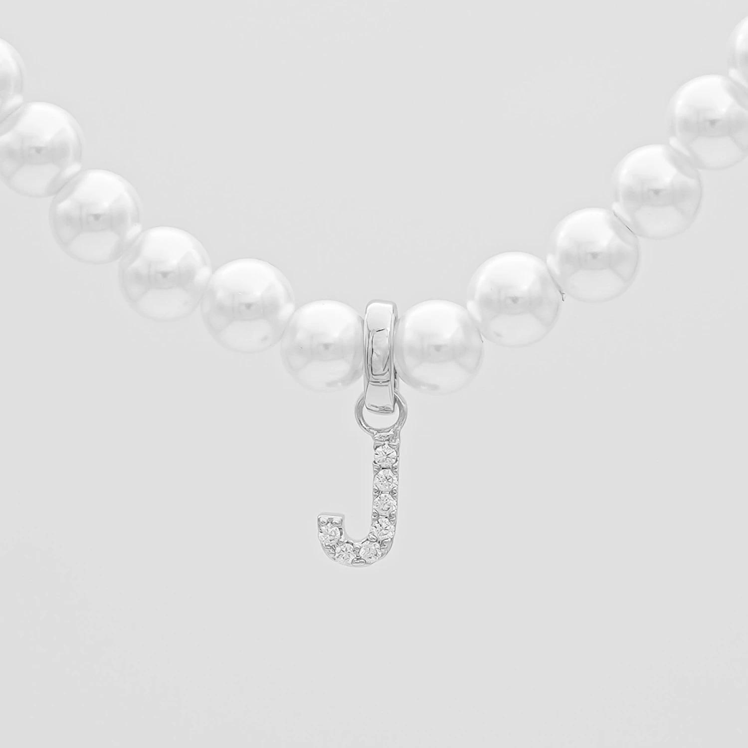 ICY Pearl Initial Necklace 18 ICY Pearl Initial Necklace - Image 18