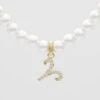 ICY Pearl Zodiac Necklace