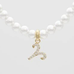 ICY Pearl Zodiac Necklace