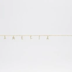 Nevada Custom Name Belly Chain