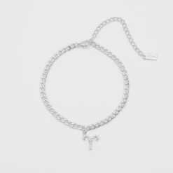 ICY Zodiac Symbol Anklet -Prya Store ICYZodiacAnklet Aries 01 PRYA 2