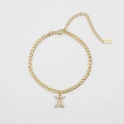 ICY Zodiac Symbol Anklet -Prya Store ICYZodiacAnklet Gemini 01 PRYA