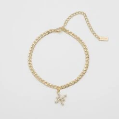 ICY Zodiac Symbol Anklet -Prya Store ICYZodiacAnklet Pisces 01 PRYA