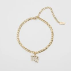 ICY Zodiac Symbol Anklet -Prya Store ICYZodiacAnklet Virgo 01 PRYA