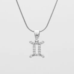 ICY Zodiac Symbol Necklace -Prya Store ICYZodiacSymbolNecklace Gemini 01 PRYA 2