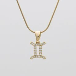 ICY Zodiac Symbol Necklace -Prya Store ICYZodiacSymbolNecklace Gemini 01 PRYA