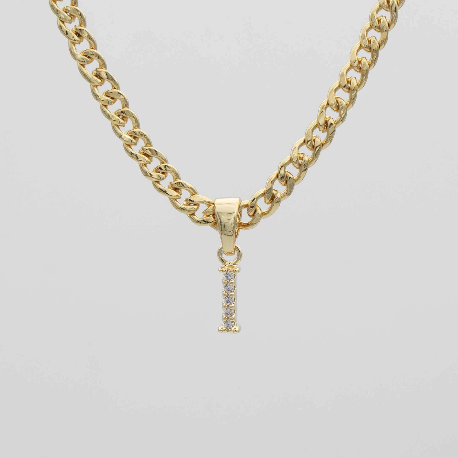 ICY Initial Necklace | Cuban 13 ICY Initial Necklace | Cuban - Image 13