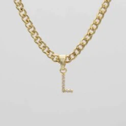 ICY Initial Necklace | Cuban 34 ICY Initial Necklace | Cuban -Prya Store ICY Initial Necklace Cuban L gold PRYA 3e6b9f91 9123 4869 a773 355e2d46c30c