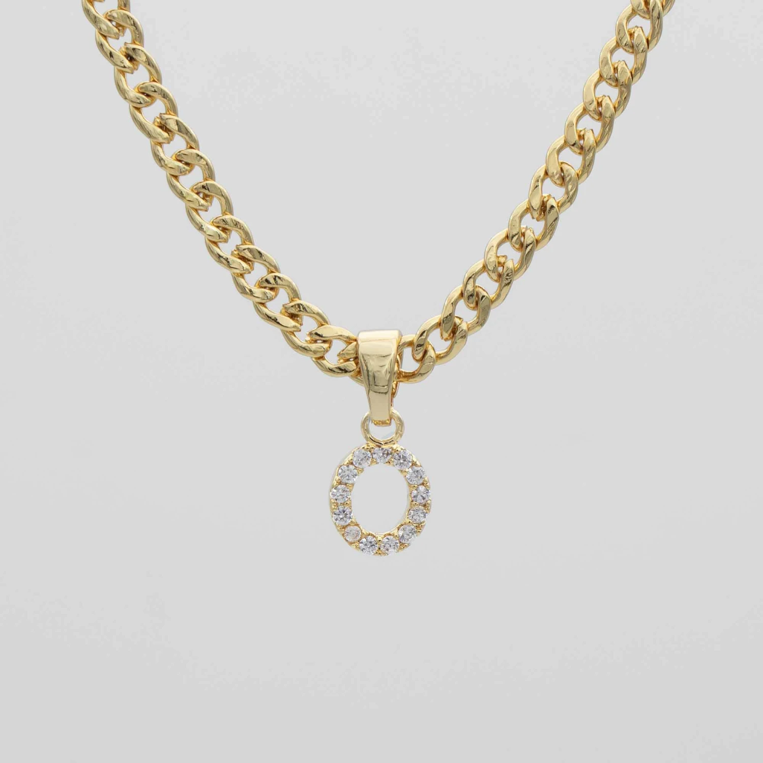 ICY Initial Necklace | Cuban 17 ICY Initial Necklace | Cuban - Image 17