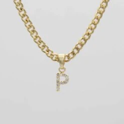 ICY Initial Necklace | Cuban 37 ICY Initial Necklace | Cuban -Prya Store ICY Initial Necklace Cuban P gold PRYA 0c9d5388 0570 4a1a 85ef 88c690faba3e
