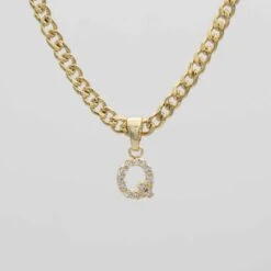ICY Initial Necklace | Cuban 38 ICY Initial Necklace | Cuban -Prya Store ICY Initial Necklace Cuban Q gold PRYA 23b29393 eeac 4057 ad3b b182bd047408