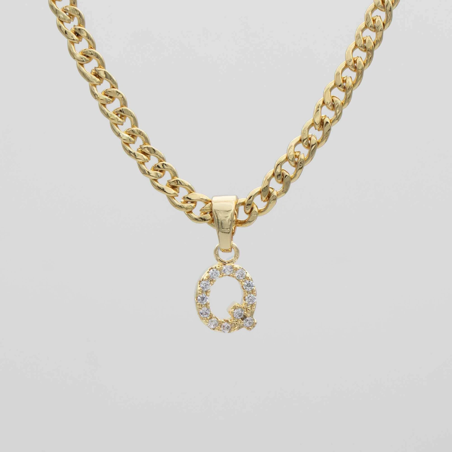 ICY Initial Necklace | Cuban 19 ICY Initial Necklace | Cuban - Image 19