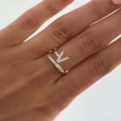 ICY Initial Ring 29 ICY Initial Ring -Prya Store ICYinitialRing 1
