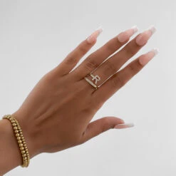 ICY Initial Ring 28 ICY Initial Ring -Prya Store ICYinitialRing 8