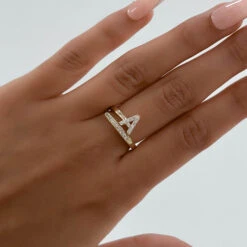 ICY Initial Ring 25 ICY Initial Ring -Prya Store ICYinitialRing 9
