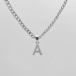 ICY Initial Necklace | Cuban 26 ICY Initial Necklace | Cuban -Prya Store IMG 05933