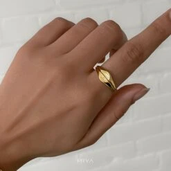 Skyla Ring | Gold -Prya Store IMG 6877