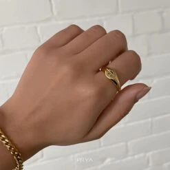 Skyla Ring | Gold -Prya Store IMG 6879