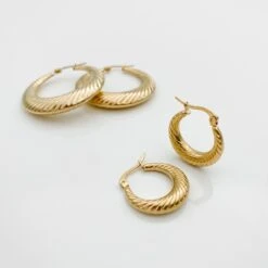 Julia Gold Filled Hoops -Prya Store IMG 8005 1