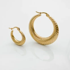 Julia Gold Filled Hoops -Prya Store IMG 8010 1