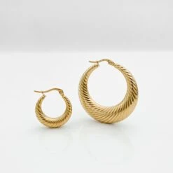Julia Gold Filled Hoops -Prya Store IMG 8017 1