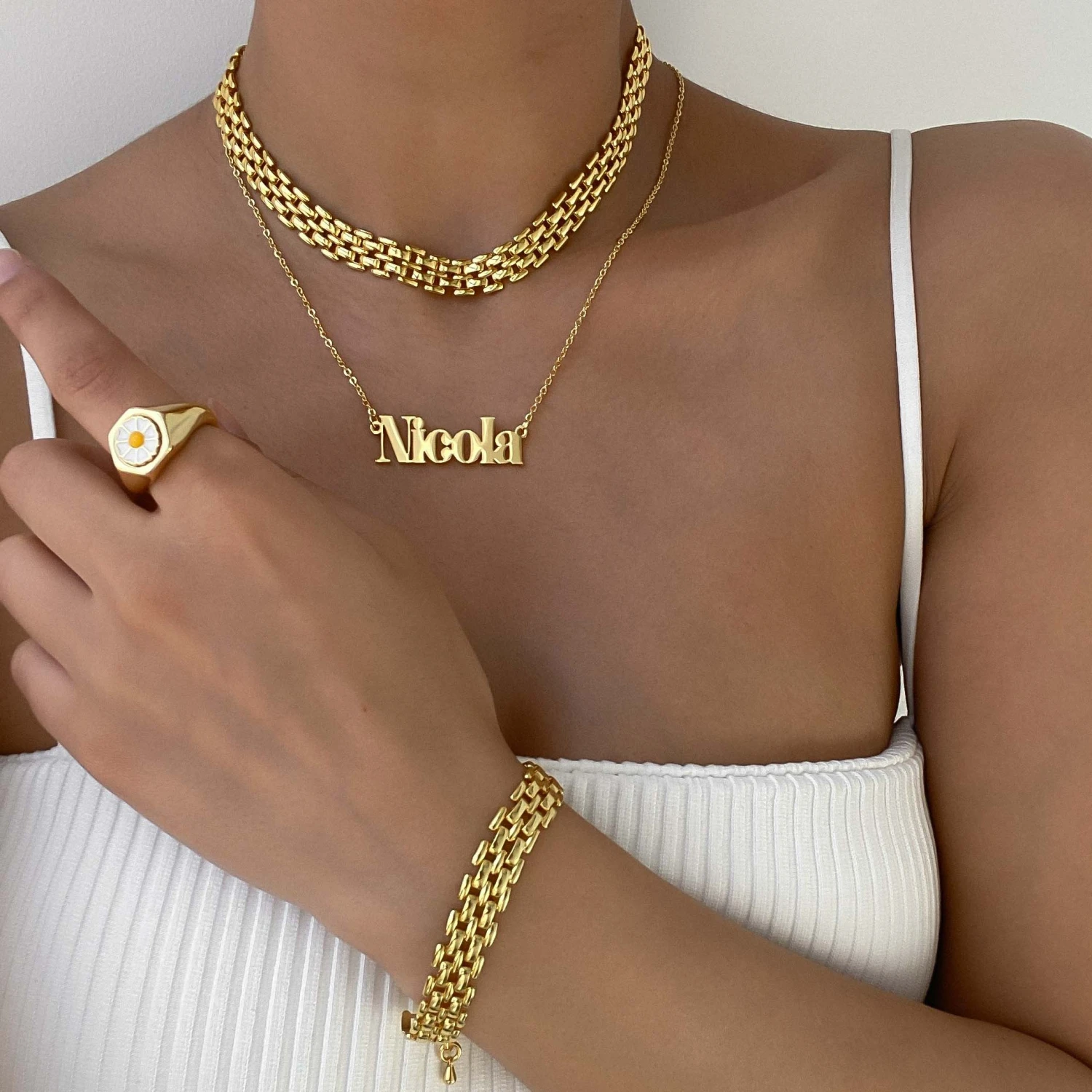 Brooklyn Custom Name Necklace 2 Brooklyn Custom Name Necklace - Image 2