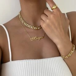 Alina CZ Chain Necklace -Prya Store IMG 8302 PRYA Necklaces 2 23182a65 5027 46a0 8218 1124dc639d56