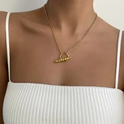 Tilly Toggle Bar Necklace -Prya Store IMG 8442 PRYA Necklaces