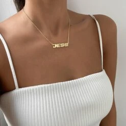 Action Custom Name Necklace -Prya Store IMG 8616 PRYAActionNameNecklace