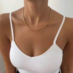 Snake Chain | Gold -Prya Store IMG 91282