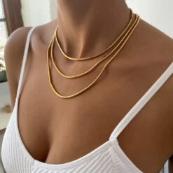 Snake Chain | Gold -Prya Store IMG 91452