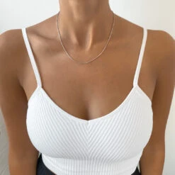 Fine Snake Chain | Silver -Prya Store IMG 9161