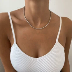 Snake Chain | Silver -Prya Store IMG 92032