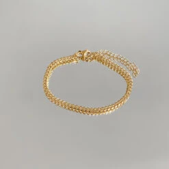 Classic Cuban Anklet Gold -Prya Store IMG 9723