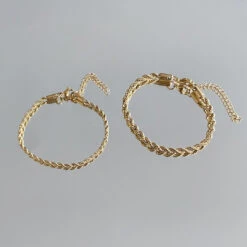 Rope Chain Anklet | Gold -Prya Store IMG 9767