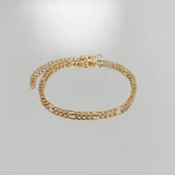 Figaro Chain Anklet Gold -Prya Store IMG 9851