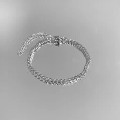 Classic Cuban Anklet Silver -Prya Store IMG 9901