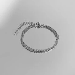 Classic Cuban Anklet Silver -Prya Store IMG 9909