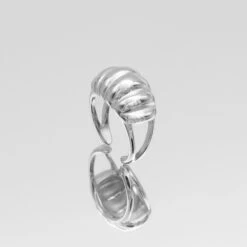 Inez Chunky Dome Ring -Prya Store Inezring silver 1