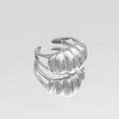 Inez Chunky Dome Ring -Prya Store Inezring silver 2