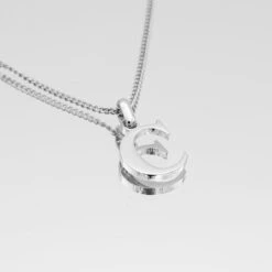 Kayla Initial Necklace -Prya Store InitialNecklace C 01 PRYA 2