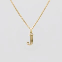 Kayla Initial Necklace -Prya Store InitialNecklace J PRYA