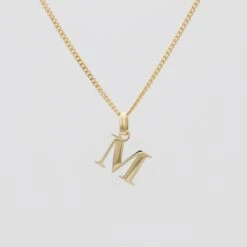 Kayla Initial Necklace -Prya Store InitialNecklace M PRYA